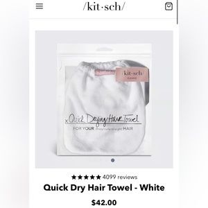 Kitsch microfibre hair towel wrap